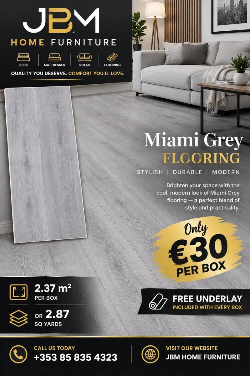 Brand new laminate flooring