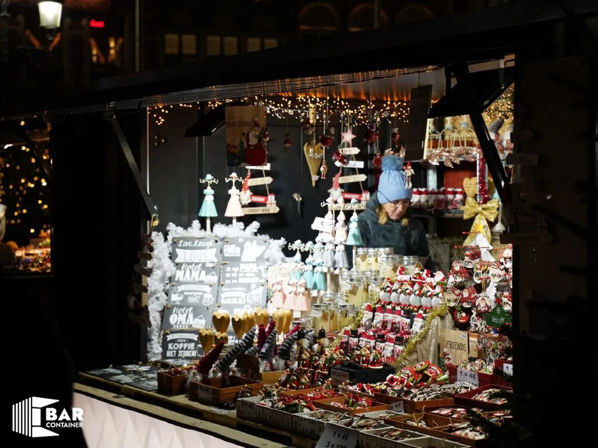 Christmas Stall Container – 4x2m XL Black - Image 4