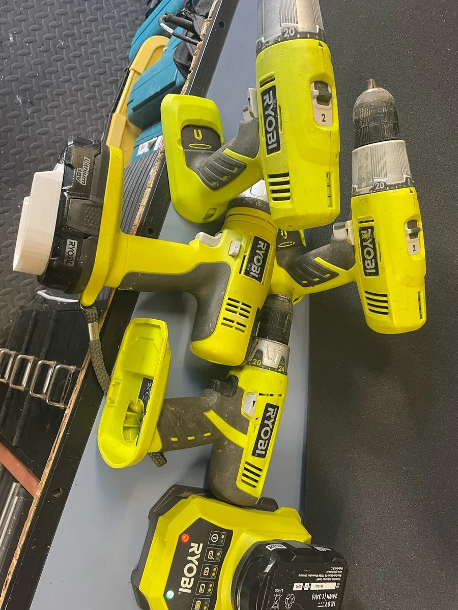 Ryobi cordless drill set 18V - Image 1