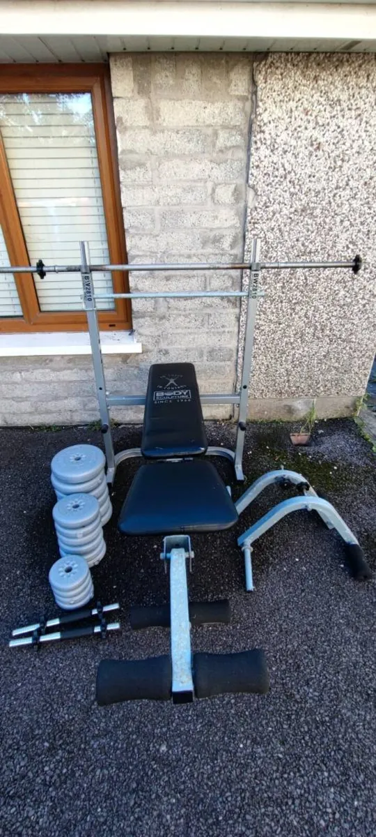 Body sculpture weighs bench 50 KG weights barbel - Image 1