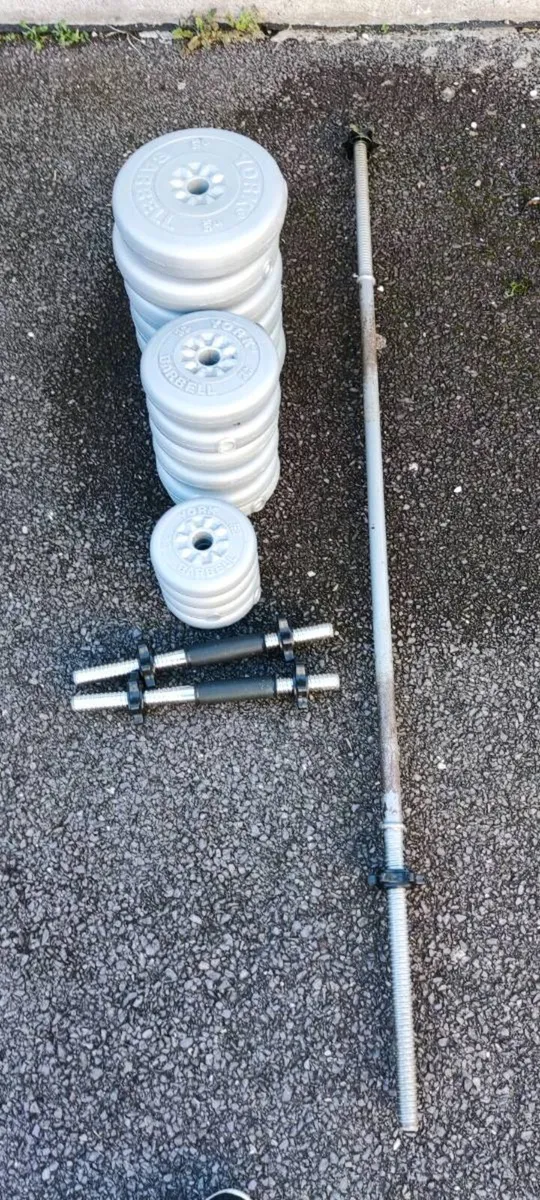 Body sculpture weighs bench 50 KG weights barbel - Image 2