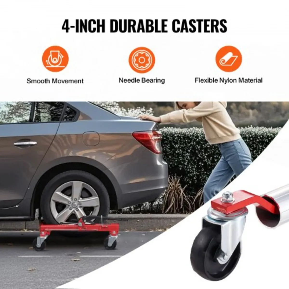 Wheel Dolly, Max Capacity 1500 Lbs Car Dolly, Car - Image 2