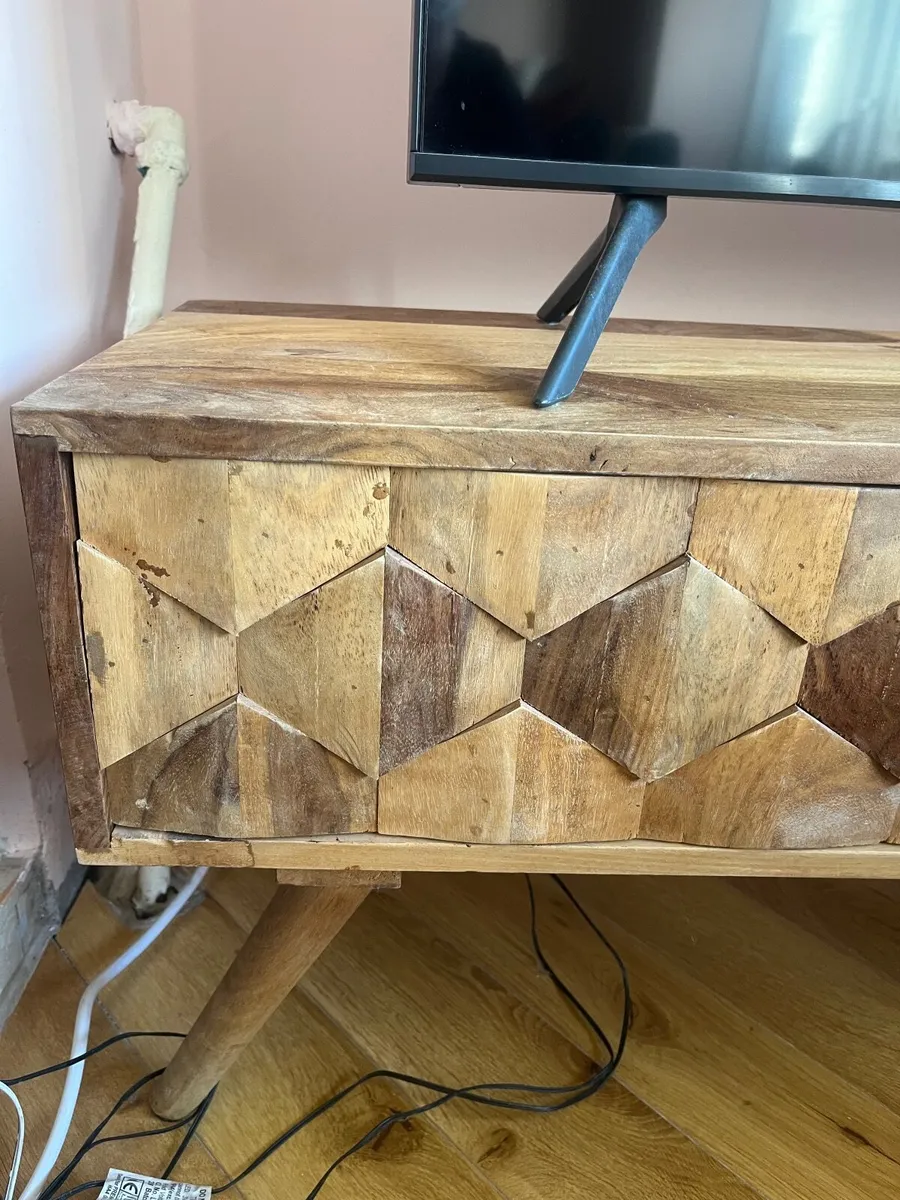 Solid wood TV stand - Image 3