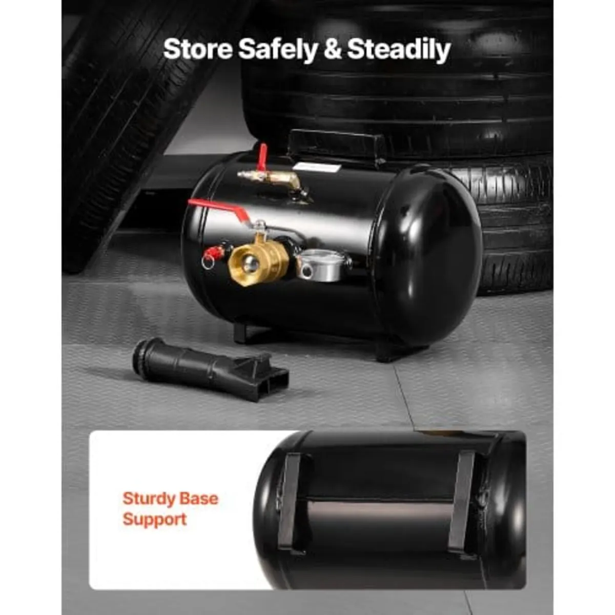 Air Tire Bead Seater, 5 Gal / 18.9 L, Heavy Duty T - Image 4