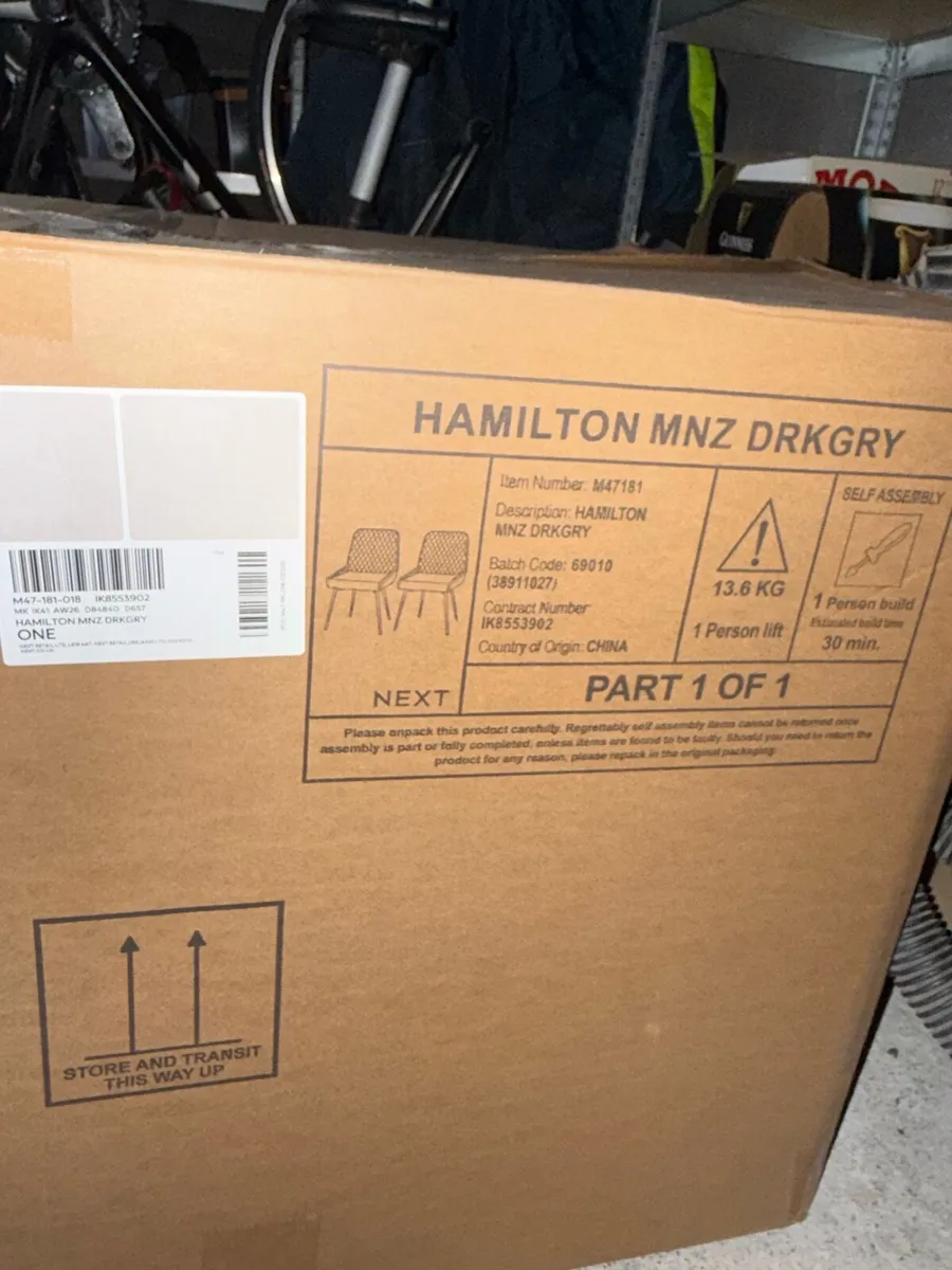 Next Hamilton Kitchen Chairs - Image 2
