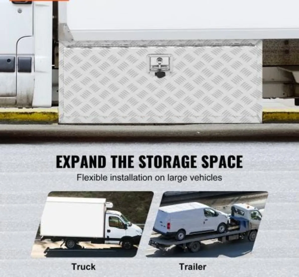 Underbody Truck Box, 914 x 355 x 405 mm Pickup Sto - Image 2