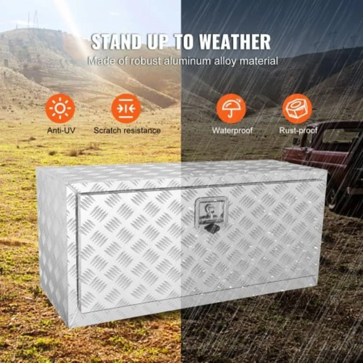 Underbody Truck Box, 914 x 355 x 405 mm Pickup Sto - Image 3