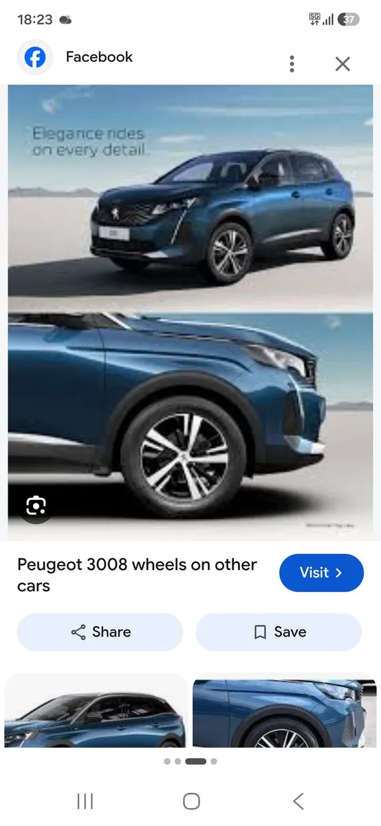 Genuine peugeot alloys