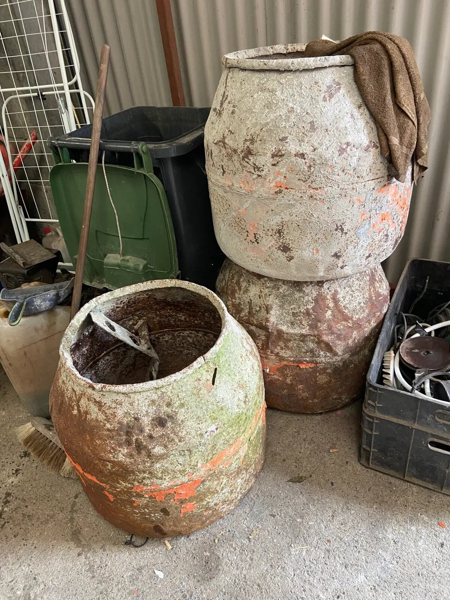 3 Belle cement mixer drums