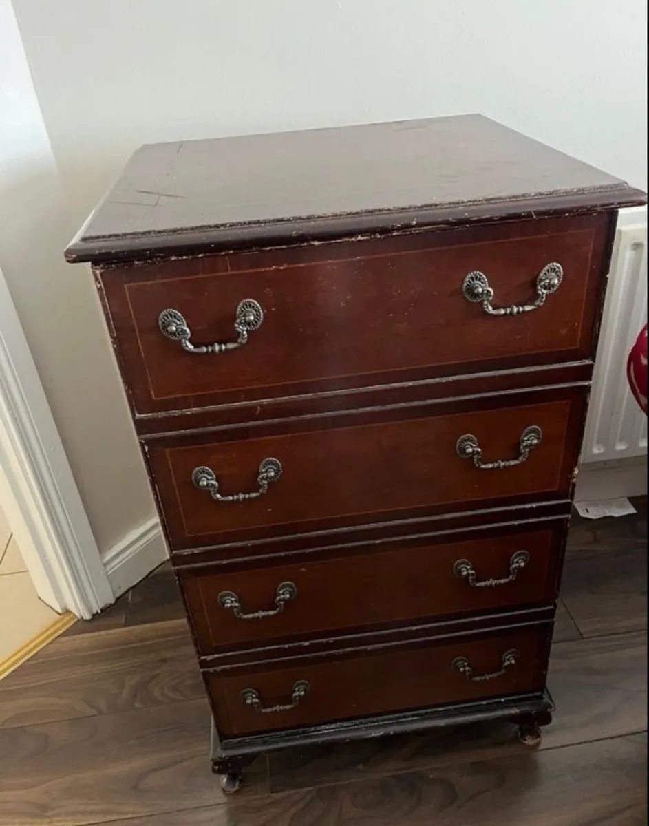 Vintage Record Player Cabinet - Image 1