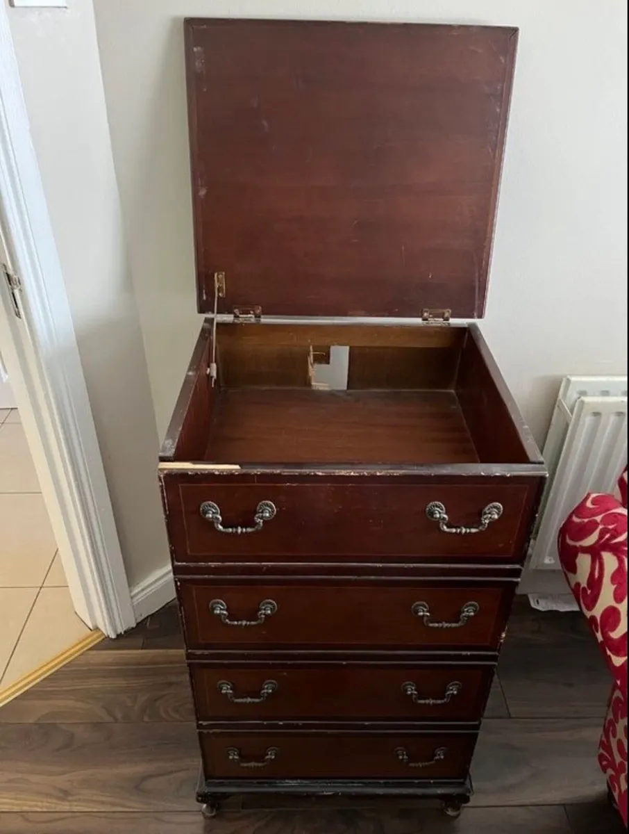 Vintage Record Player Cabinet - Image 2
