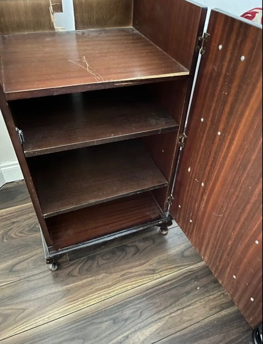 Vintage Record Player Cabinet - Image 3