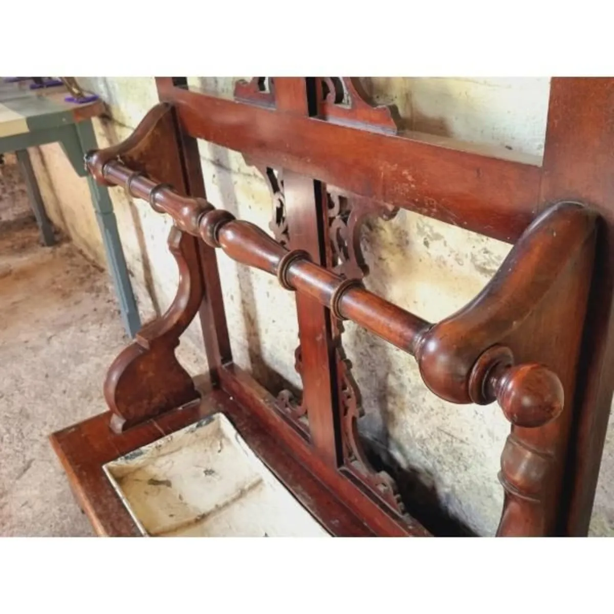 Mahogany Coat and Umbrella Stand – KAS501 - Image 3