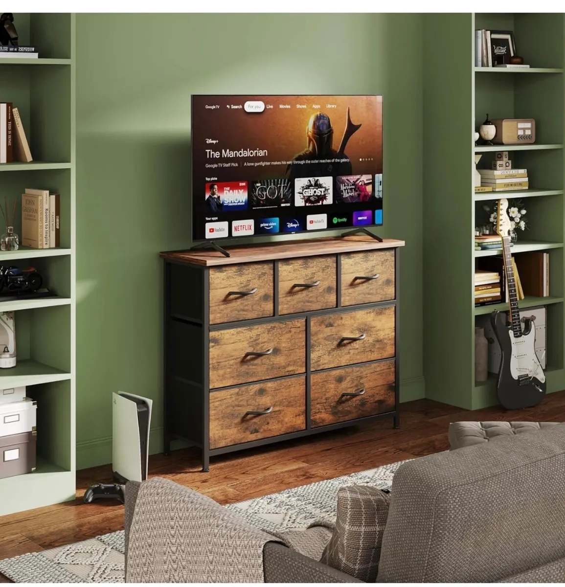 Chest of Drawers for Bedroom with 7 Drawers, Fabri - Image 4