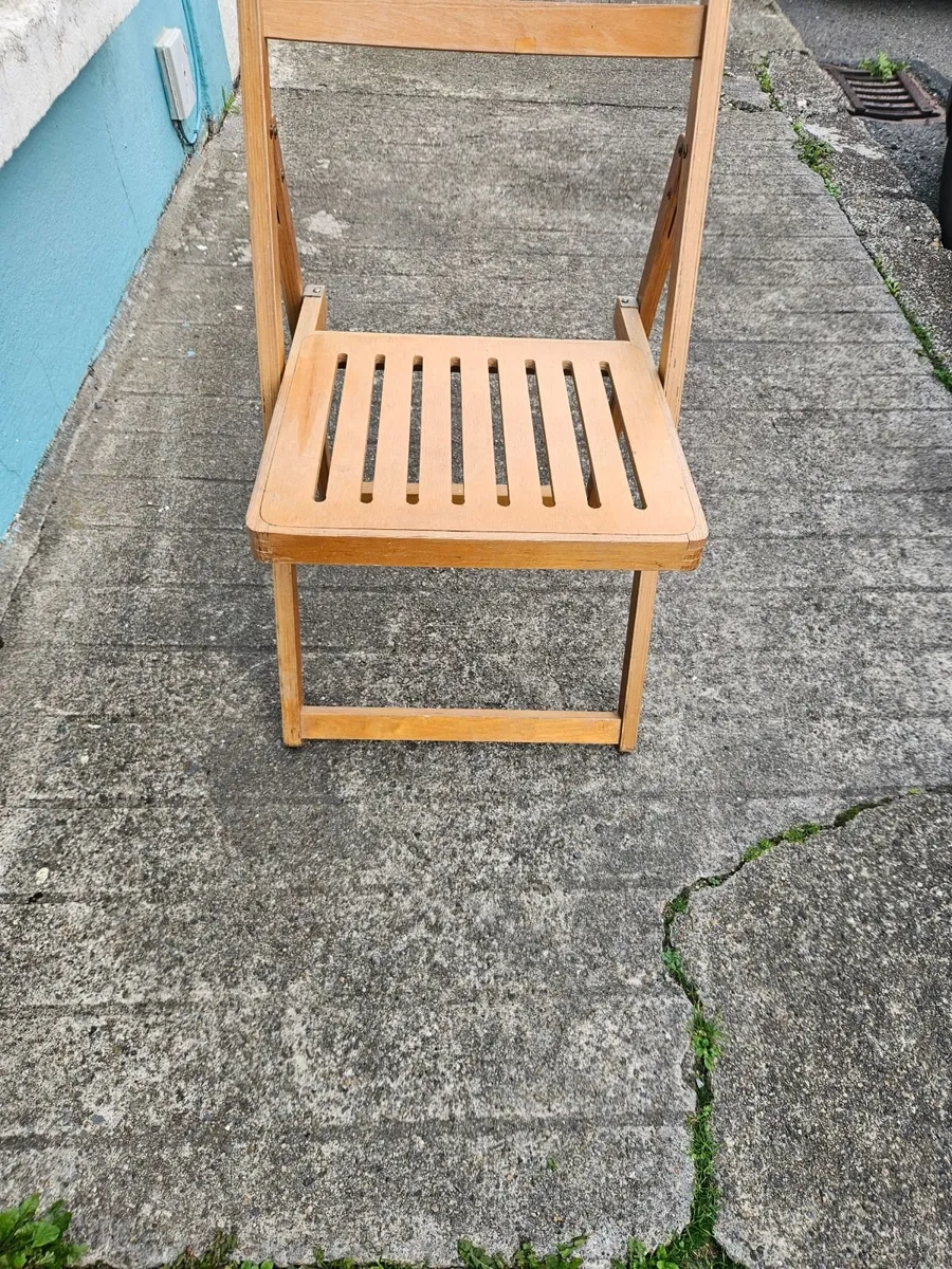 Vintage Deck Foldup Chair - Image 4