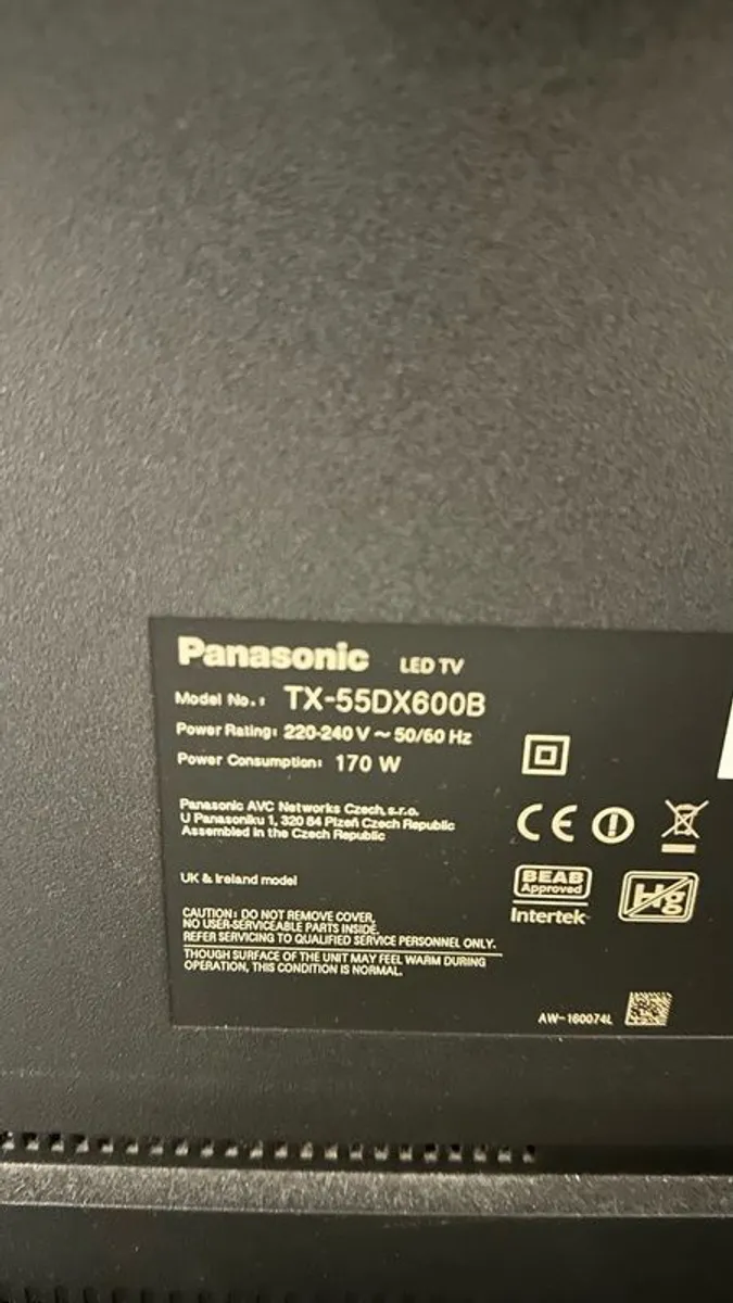 Panasonic Viera 55" 4K Ultra HD Smart TV - Image 3