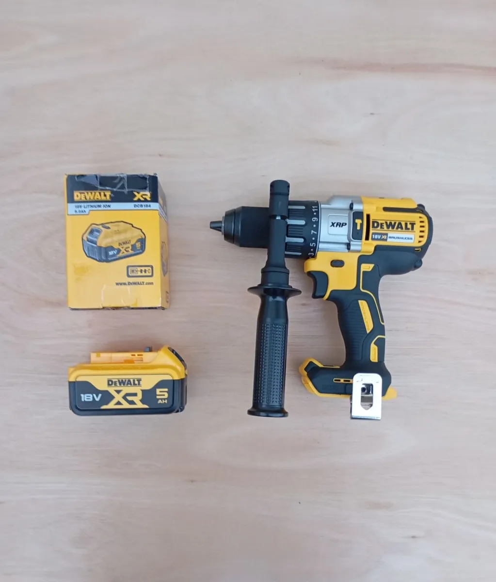 DeWalt Combi Drill & Battery (New) - Image 1