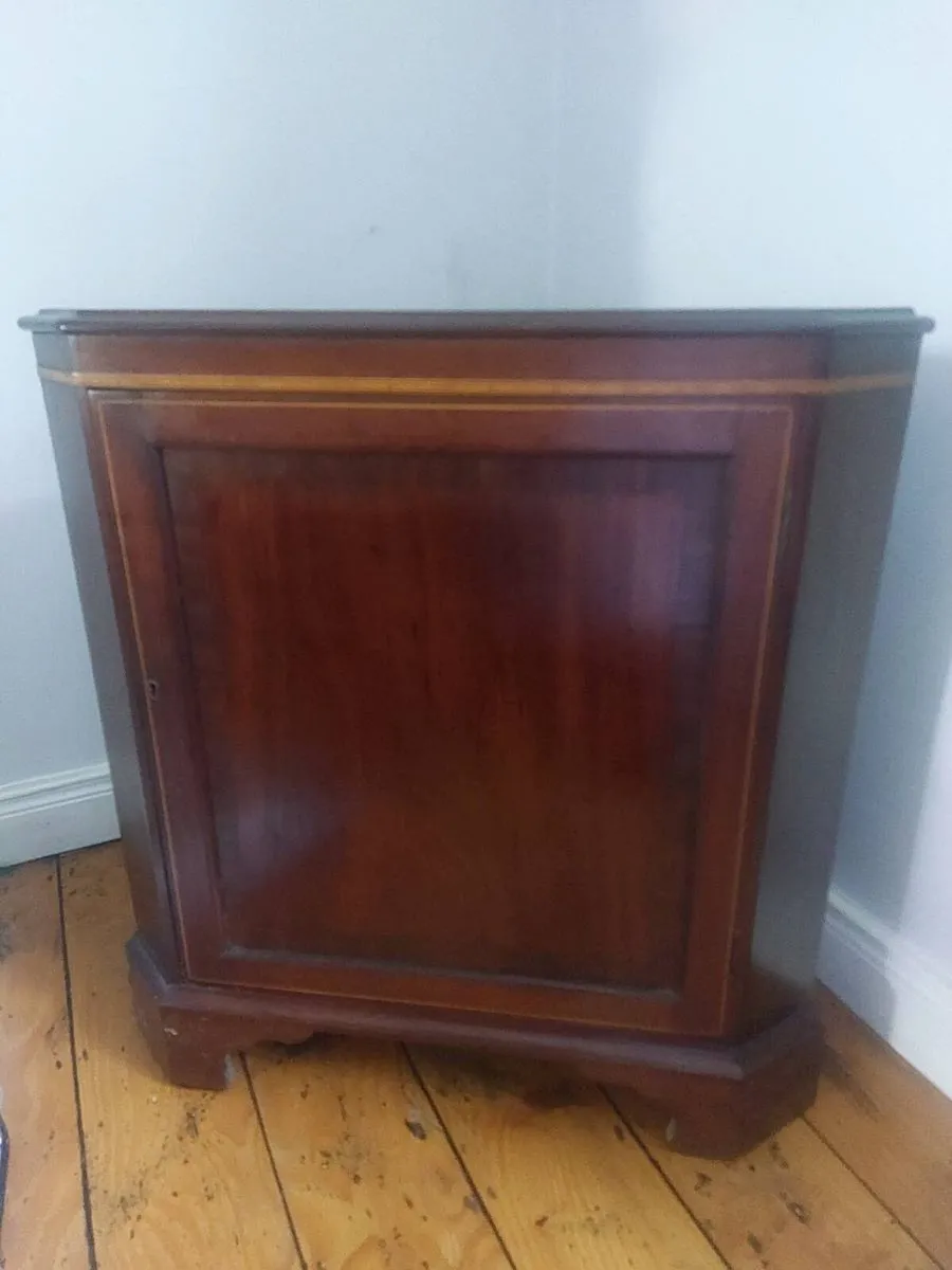 2 Antique Corner Cabinets - Image 2