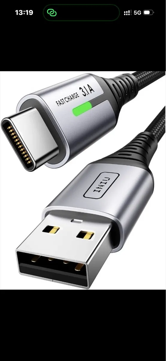 INIU USB-C Cable 3.1A – Fast Charging - Image 1