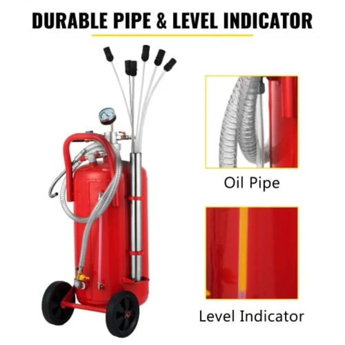 5 Gallon/22.7L Oil Extractor, Portable Air Pneumat - Image 2