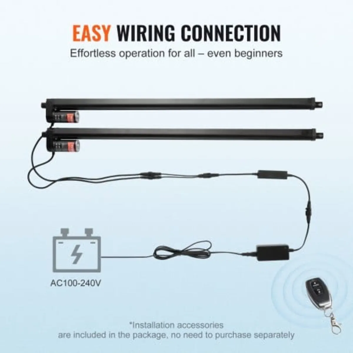 2PCS 12V Linear Actuator Kit 760 mm 9 mm/s 99.79 k - Image 4