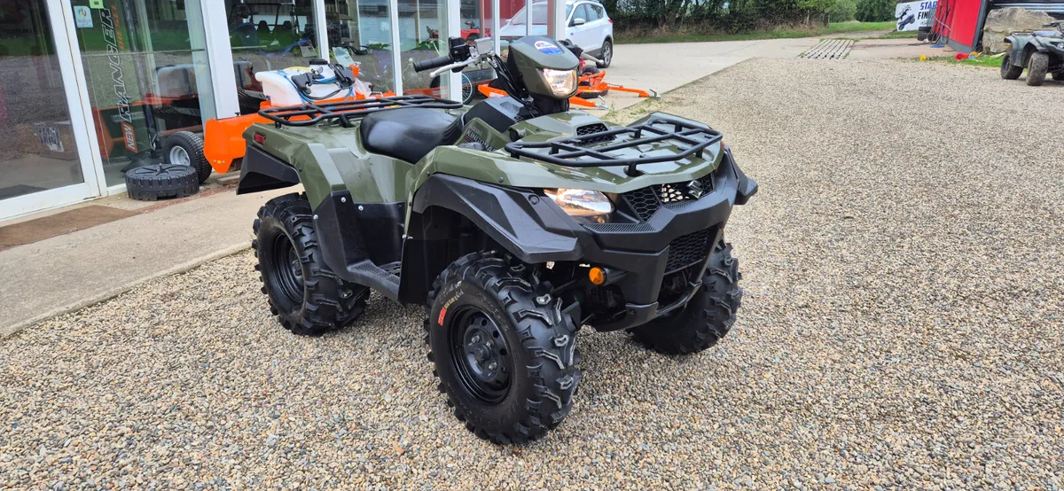 VERY CLEAN 2022 SUZUKI KING QUAD 500 - Image 2