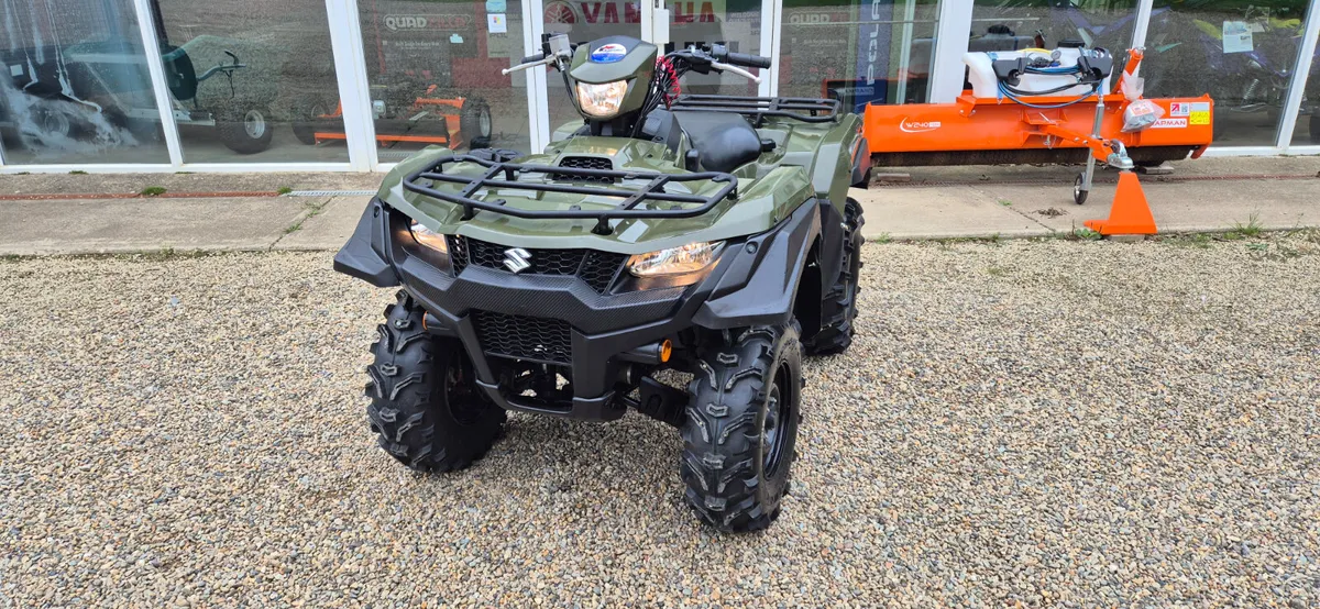 VERY CLEAN 2022 SUZUKI KING QUAD 500 - Image 1