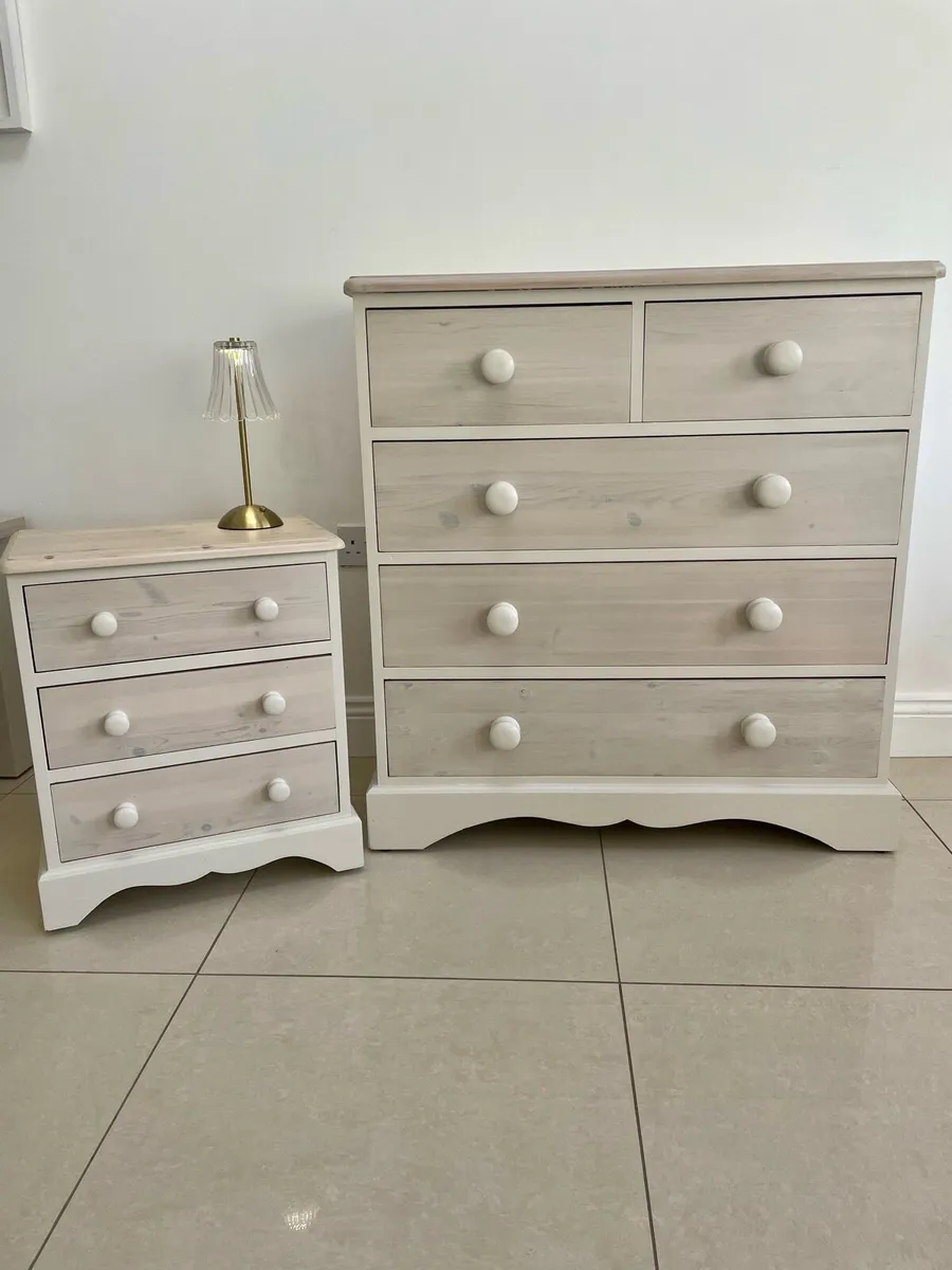Chest of Drawers and bedside locker - Image 1