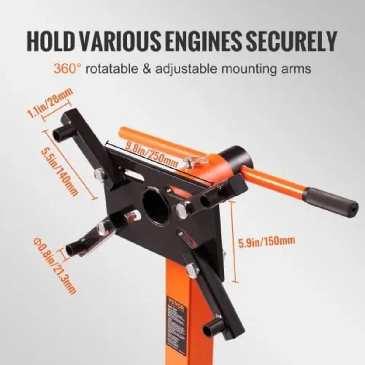 Engine Stand, 1500 lbs (3/4 Ton) Rotating Engine M - Image 2