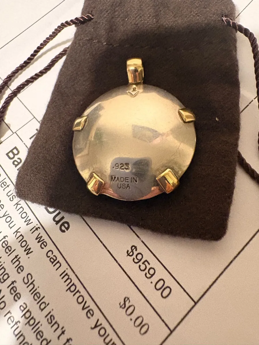 Bioelectric Shield 14k gold & .925 silver RRP$888 - Image 3
