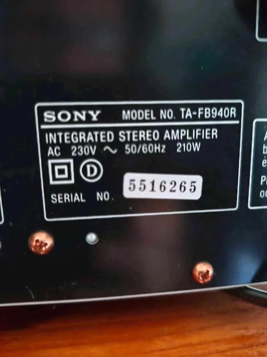 Amplifier Sony - Image 4