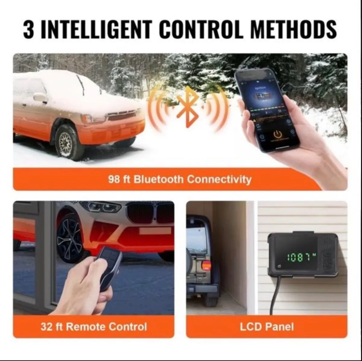Bluetooth App Control Diesel Air Heater, 12V 5-8KW - Image 4