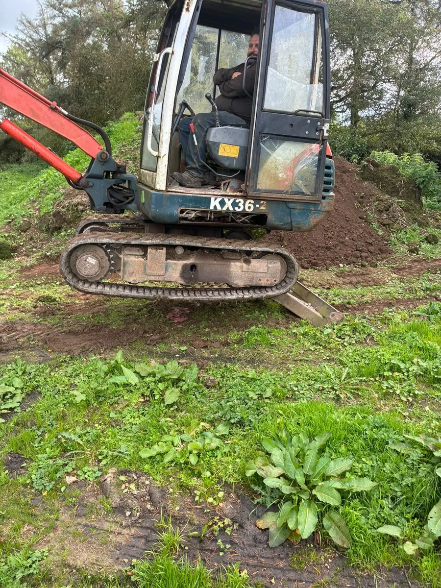 Kubota mini digger - Image 1