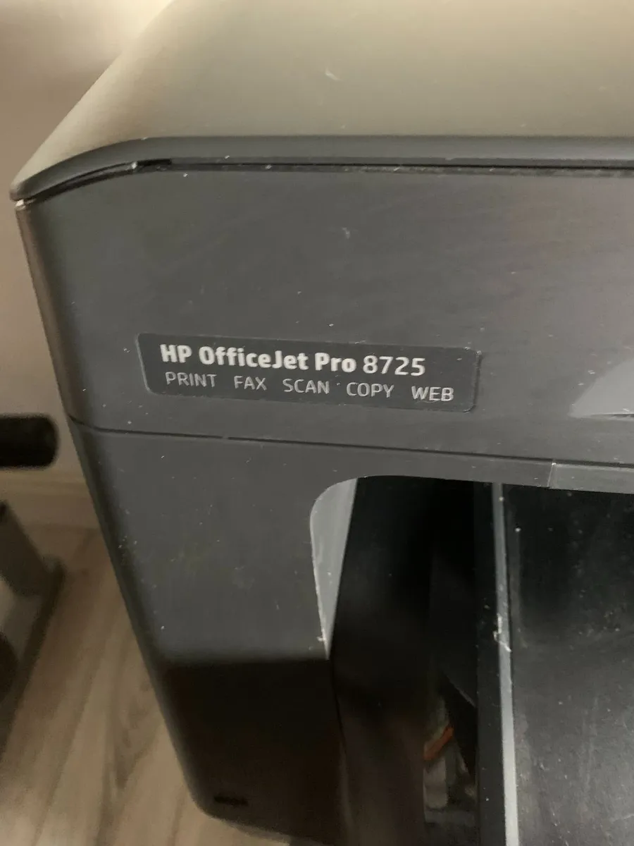 HP Printer and a 2 Drawer File Cabinet - Image 2