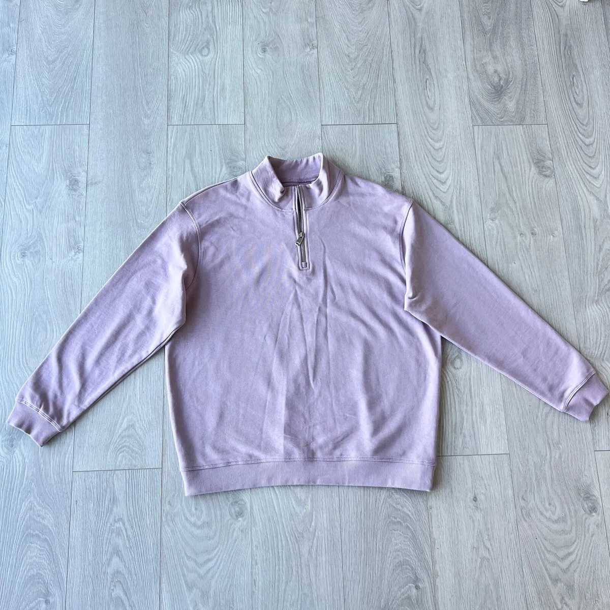 Dunnes Men’s Half Zip Sweatshirt L - Image 1