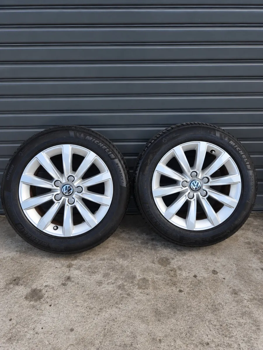 16" Alloys + Tyres 5x112, VW Golf, Caddy,Jetta etc - Image 2