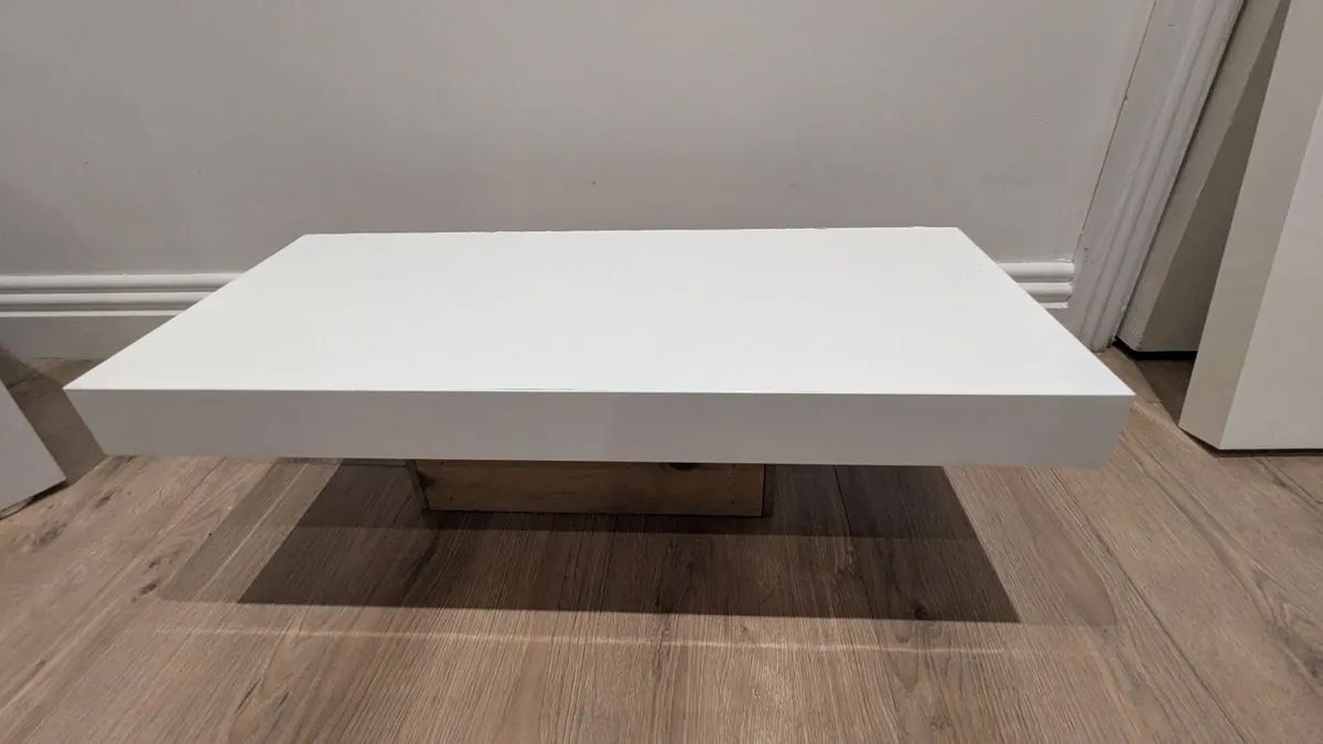 2x White IKEA LACK Floating Shelves (60x26 cm) - Image 1