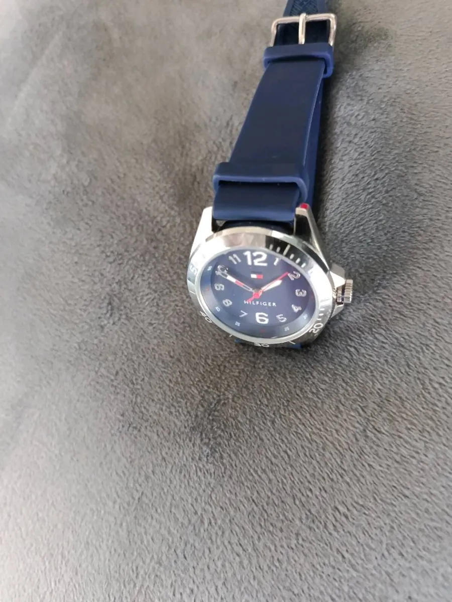 Tommy Hilfiger Boys Blue Silicone Sport Watch TH.2 - Image 1
