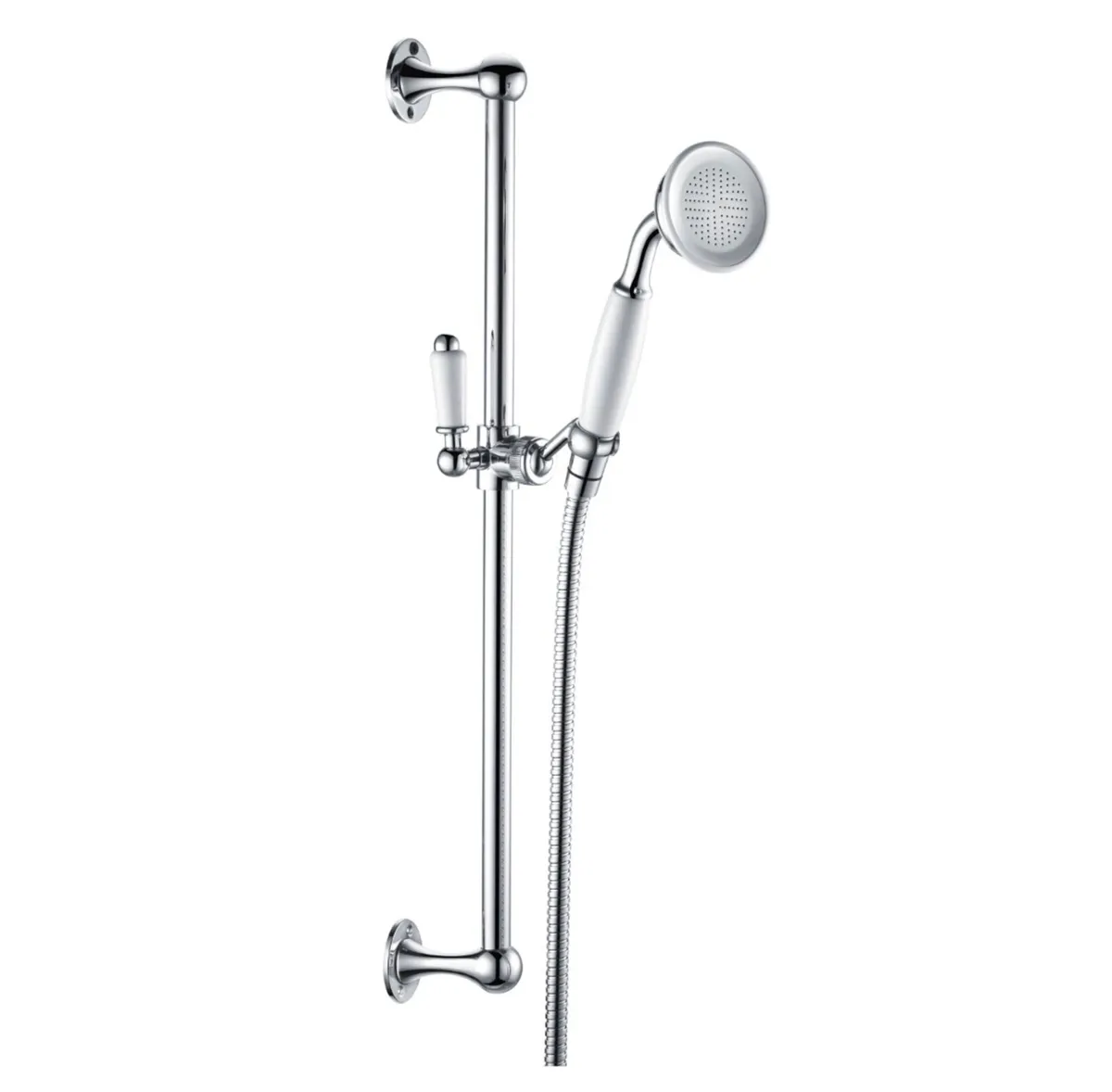Chrome 2 outlet wall mounted shower - Image 4