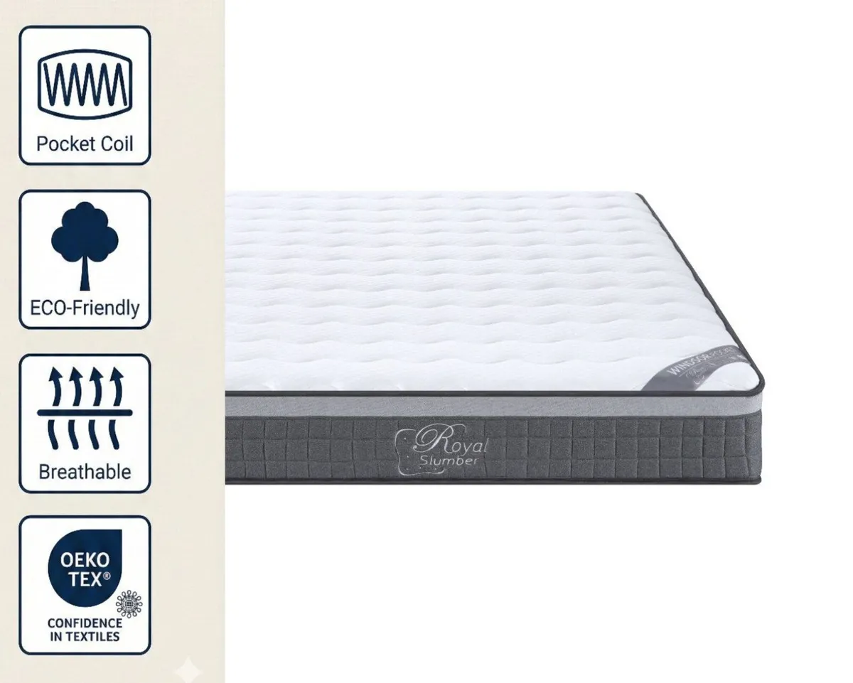 Royal Slumber Windsor Pocket Mattress Delivered - Image 1