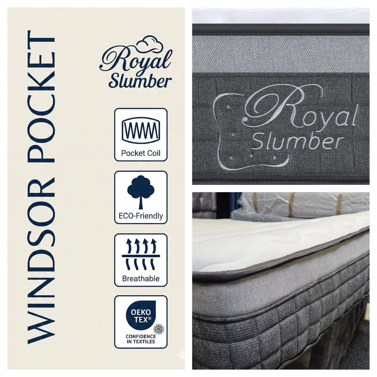 Royal Slumber Windsor Pocket Mattress Delivered - Image 2