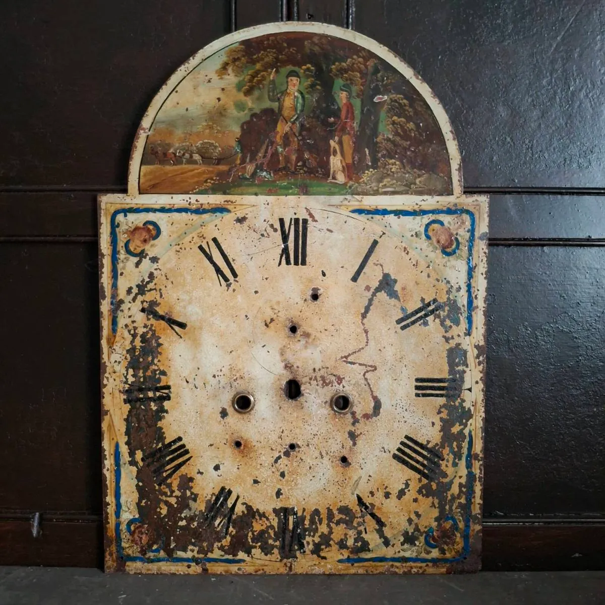 19th Century Cast Iron Clock Dial - Image 1
