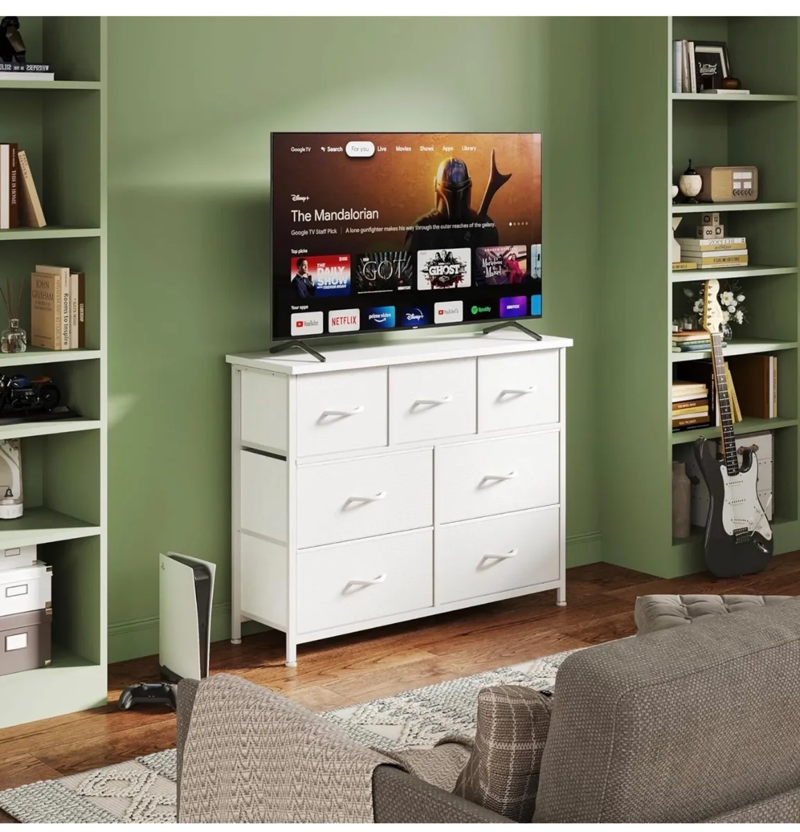 Chest of Drawers for Bedroom with 7 Drawers, Fabri - Image 2