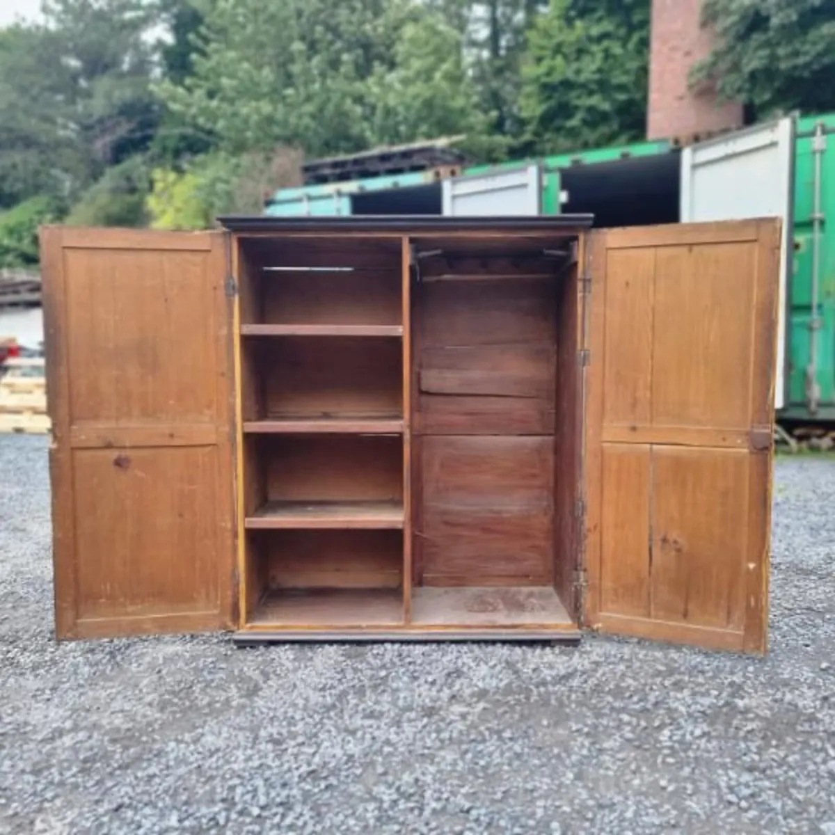 Pine Cupboard/Wardrobe KAS1089 - Image 4