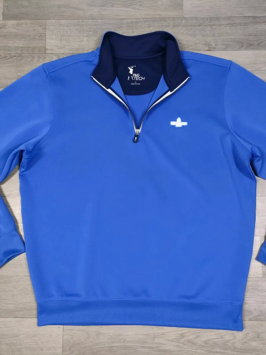 Fairway & Green Tech Half Zip Golf Jumper Mens L - Image 2