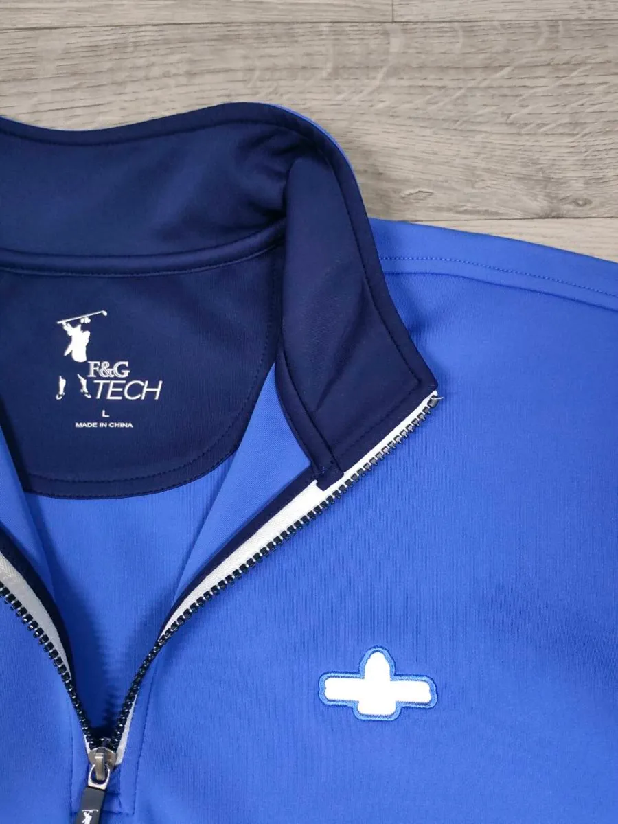 Fairway & Green Tech Half Zip Golf Jumper Mens L - Image 3