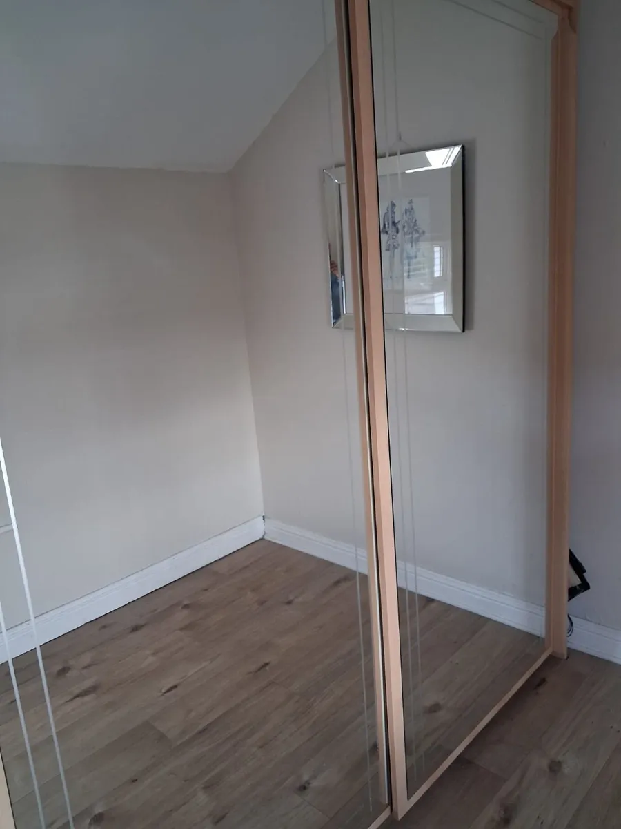 Mirrored Sliding Wardrobe - Image 1
