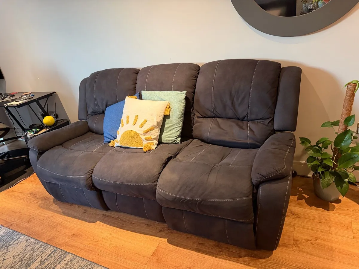 Sofa Set (two seater + three recliner seater) - Image 3
