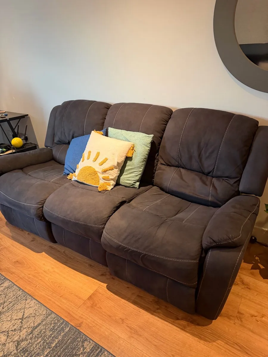 Sofa Set (two seater + three recliner seater) - Image 4