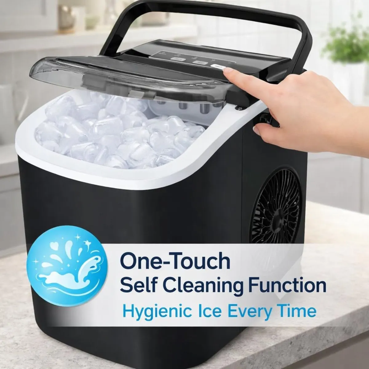 Ice Cube Maker 12kg 24H 9 Cubes in 6 Min - Image 3